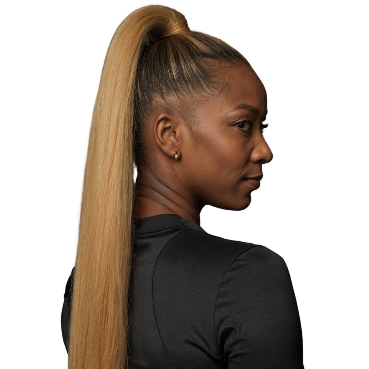 Honey Blonde Ponytail